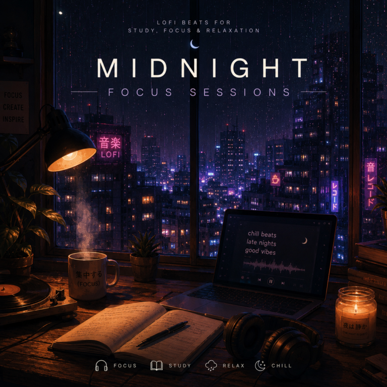 Midnight Focus Session LoFi – Bild zu Viruner Musik